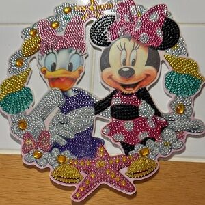 Minnie & Daisy Crystal Sticker Set - Pink, Black, Purple, Silver